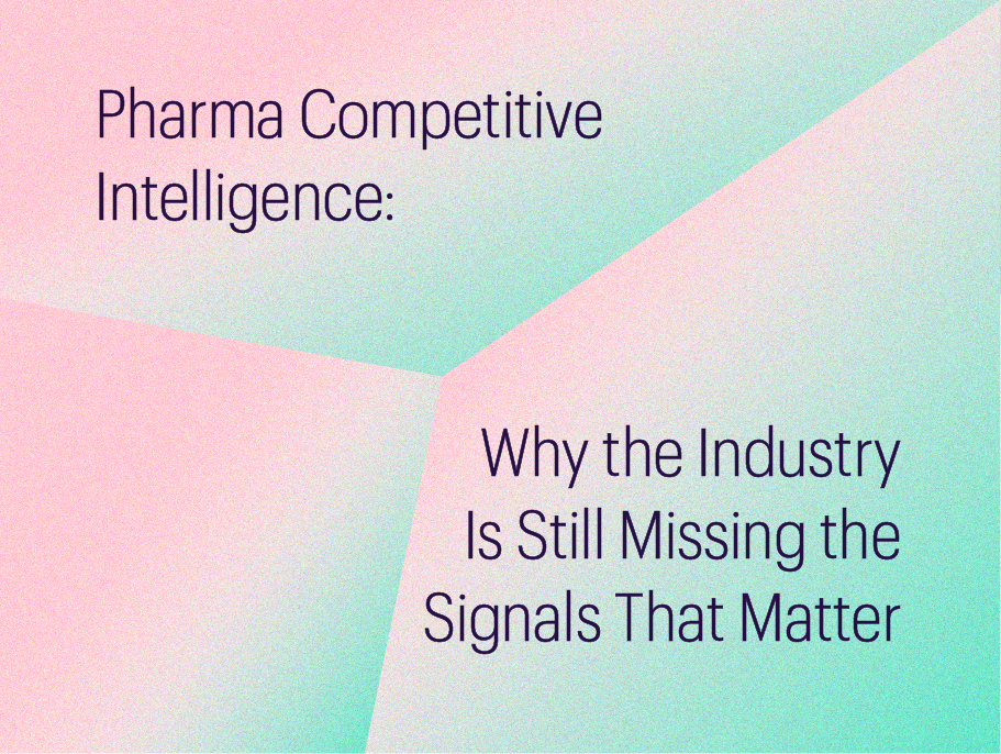 Pharma competitive intelligence