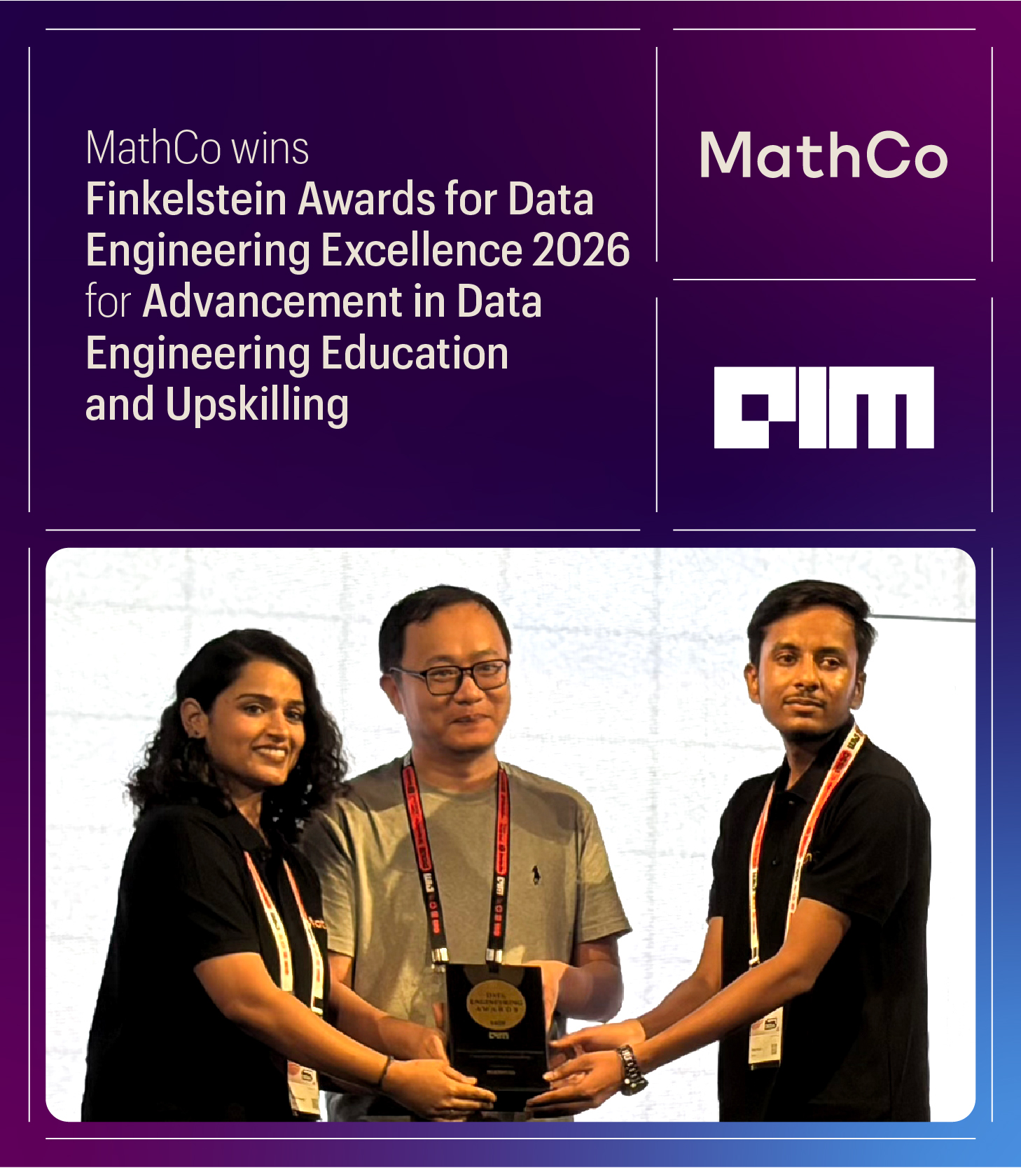 Engineering Excellence Award for Advancement in Data Engineering Education and Upskilling