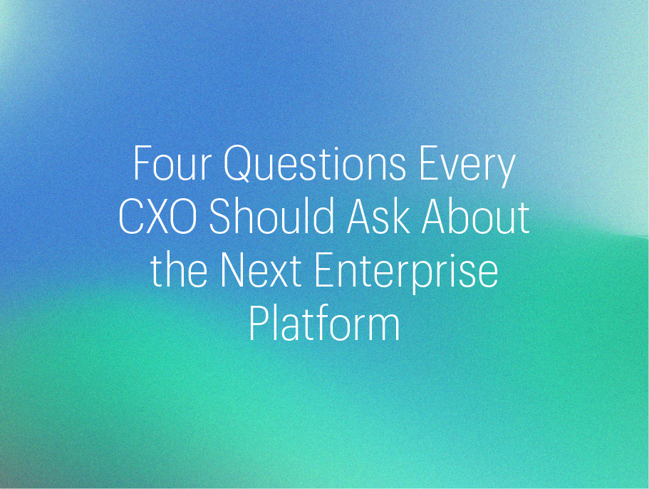 Four Questions Every CXO_Gradient Thumbnail with title