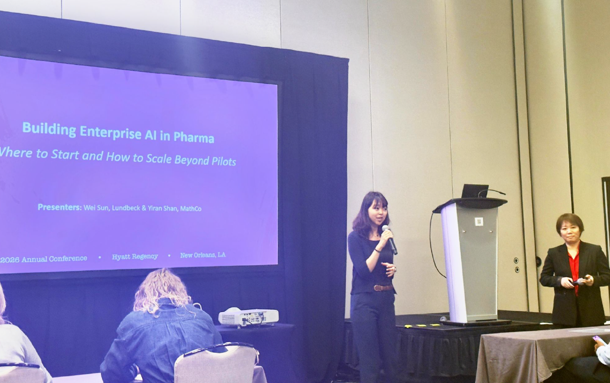 Presenting our joint AI framework at PMSA 2026.